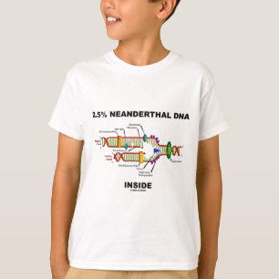 T-shirt 2,5 % d'ADN néandertal à l'intérieur (réplication