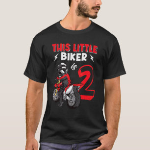 T-shirt 2 ans Anniversaire Biker Party Enfants garçons fil
