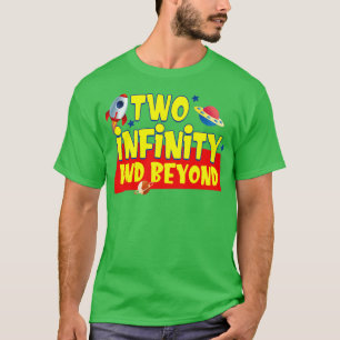 T-shirt 2 Ans Deux Infinies' Et au-delà' 2e Anniversaire