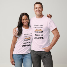 T-shirt 2 Chaussures ou Aucune Pers. Unisexe
