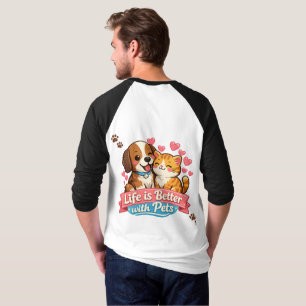 T-shirt 2️⃣ Chemise pour amoureux d'animaux – Cadeau idéal