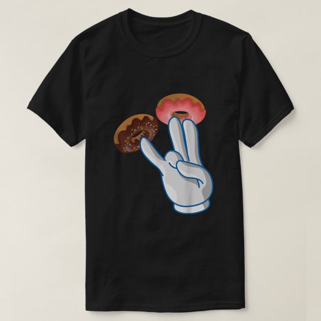 T-shirt 2 Dans le rose 1 dans l'Humour sale puant (Design devant)