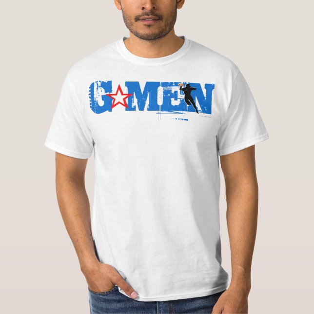 T-shirt 2 du football de New York d'hommes de G (Devant)