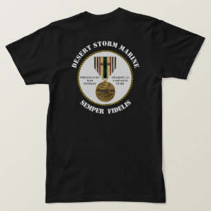 T-shirt 2 ÉTOILES DE CAMPAGNE Tempête du désert Marine SEM