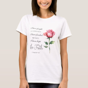 T-shirt 2 Timothée 4:7 - J'ai combattu le bon combat