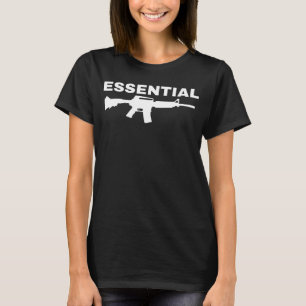 T-shirt 2A 2e Amendement Essential M16 AR Pro Gun