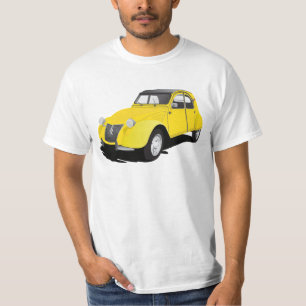 T-shirt 2CV (deux chevaux) jaune