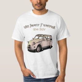 T-shirt 2cv plustard