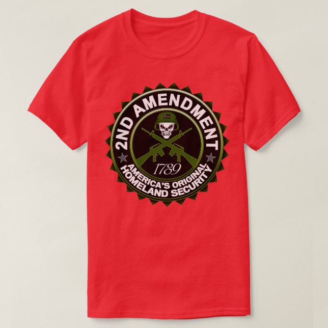 T-shirt 2e amendement (Design devant)