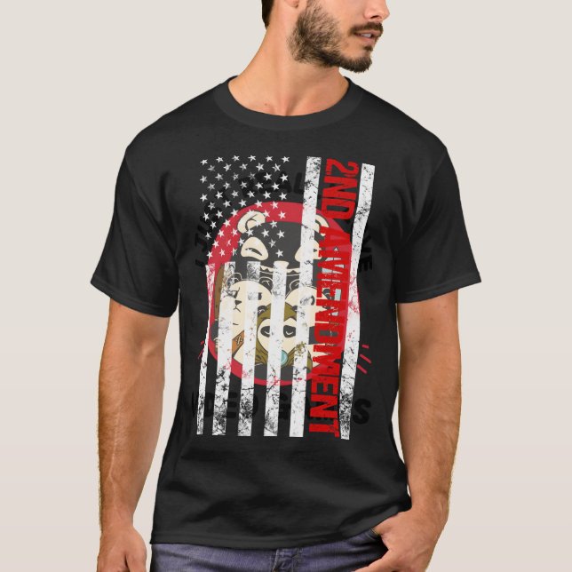 T-shirt 2E Amendement Patriotique (Devant)