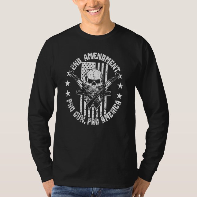 T-shirt 2e amendement Pro Gun Pro America Usa Pro Guns & F (Devant)