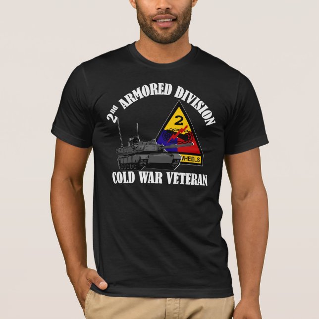 T-shirt 2e ANC Vet de guerre froide (Devant)