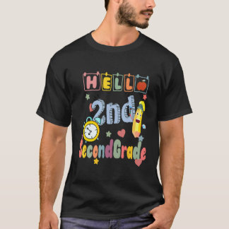 T-shirt 2e année Bonjour l'équipe de deuxième année Rentré