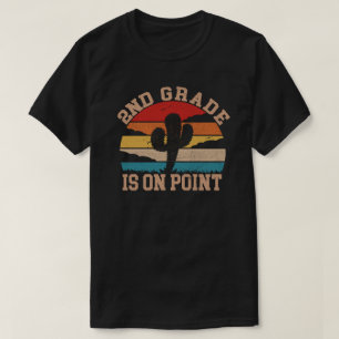 T-shirt 2e année est sur point Chemise drôle Retour à l'éc