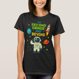 T-shirt 2e année et au-delà Astronaut Space Boys Gamer Fi