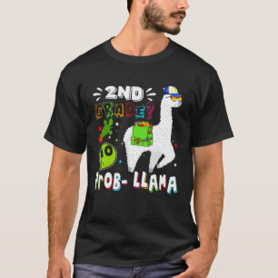 T-shirt 2e année Lama pas de problème Premier jour de reto