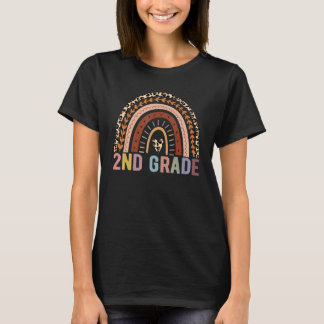 T-shirt 2e année Rainbow Girls Boys Teacher Team 2e année