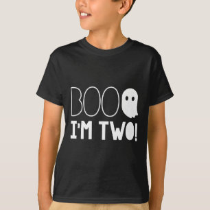 T-shirt 2e anniversaire Boo de deux ans Je suis deux ! Hal