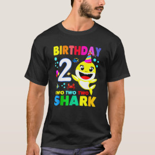T-shirt 2e anniversaire Garçon fille deux 2 ans Cadeau de
