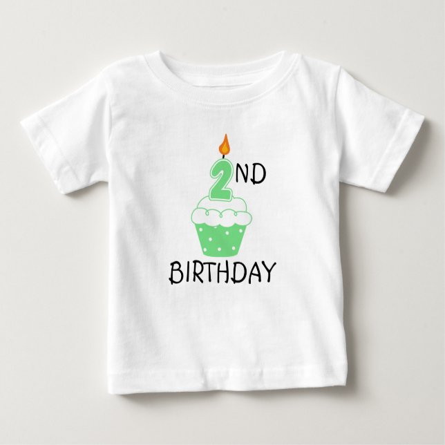 T-shirt 2e anniversaire pour enfants (Devant)