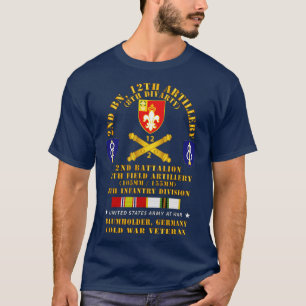 T-shirt 2e Bn 12e Artillerie 105155mm 8e ID Baumholder G