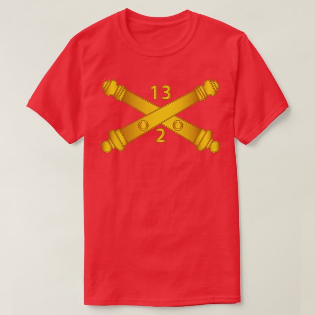 T-shirt 2e Bn 13e Régiment d'artillerie de campagne Arty B (Design devant)