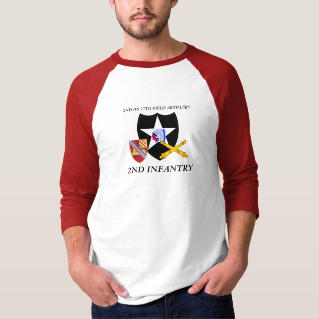 T-SHIRT 2E BN 17E ARTILLERIE DE TERRAIN 2E INFANTERIE (Devant)