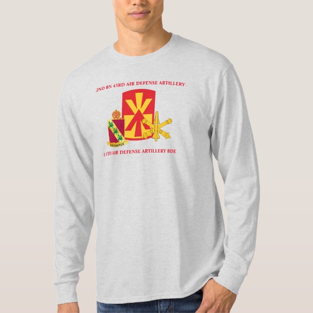 T-SHIRT 2E BN 43E ARTILLERIE DE LA DÉFENSE AÉRIENNE  (Devant)