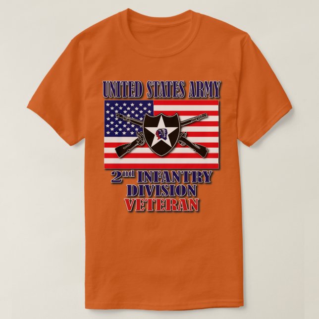T-shirt 2e division d'infanterie Vétérinaire 1 (Design devant)