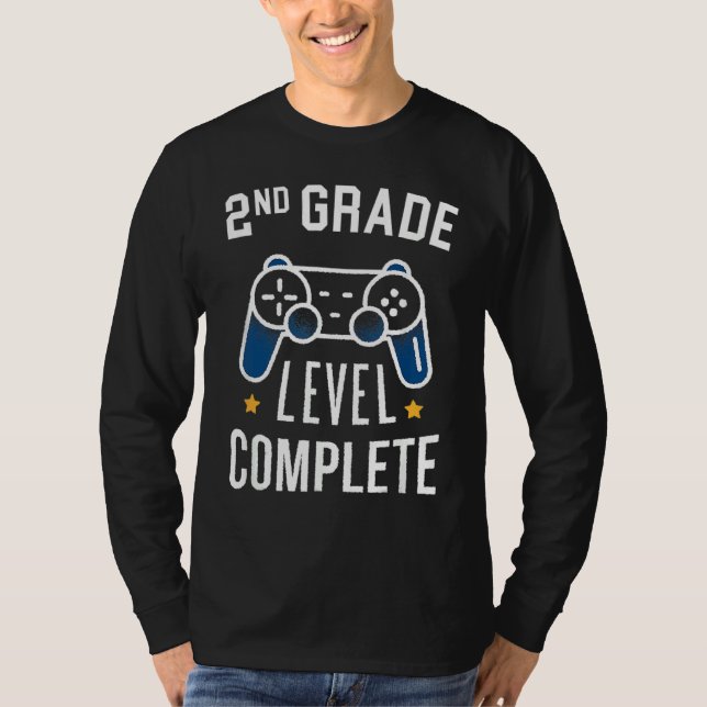 T-shirt 2e Niveau Complet Fin de l'année scolaire (Devant)