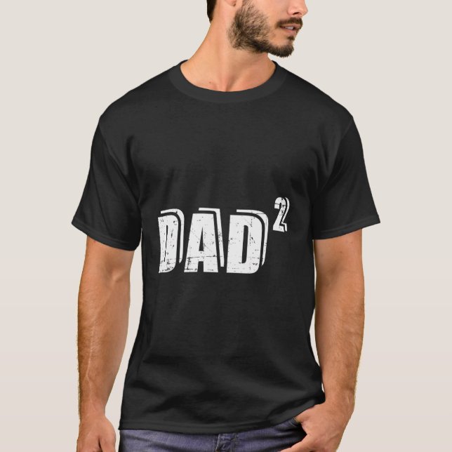 T-shirt 2Ème Deuxième Papa Papa Daddy À Être (Devant)