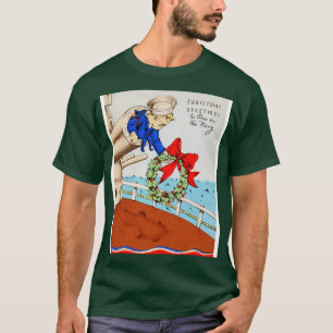 T-shirt 2ÈME GUERRE MONDIALE American Navy Funny Sailor Bo