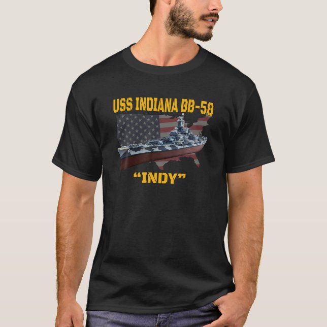 T-shirt 2ÈME GUERRE MONDIALE American Warship (Devant)