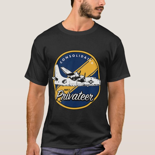 T-shirt 2ÈME GUERRE MONDIALE Consolidé PB4Y-2 Vétérinaire  (Devant)