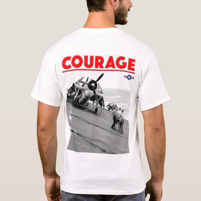 T-shirt 2ÈME GUERRE MONDIALE COURAGE - TBF Avenger (Dos)
