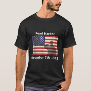 T-shirt 2ÈME GUERRE MONDIALE Pearl Harbor American USA Dra