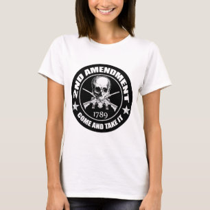 T-shirt 2ème L'amendement viennent lui prendre le crâne