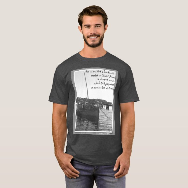 T-shirt 2h10 Ephesian de l'ouvrage de Dieu (Devant entier)