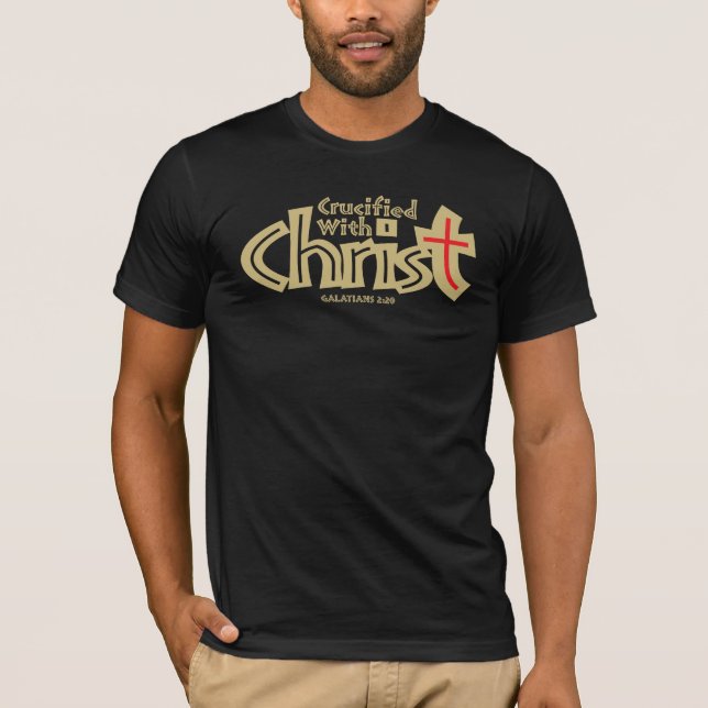 T-shirt 2h20 de Galatians sur le tee - shirt foncé. (Devant)