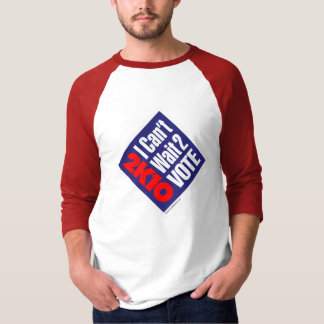 T-shirt 2K10 I ne peut pas attendre le vote 2