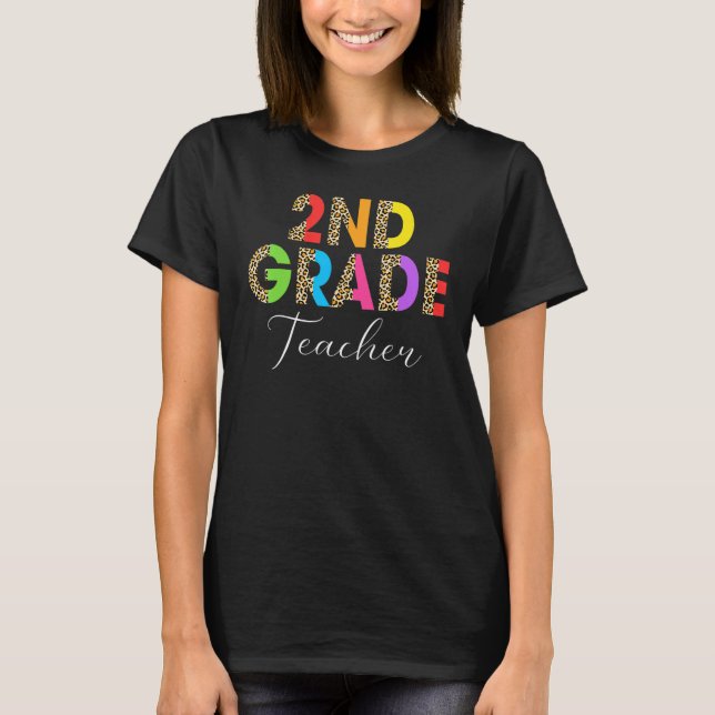 T-shirt 2nd Grade Teacher Student Back ToSchool Appreciati (Devant)