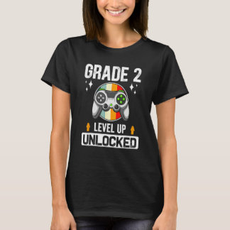 T-shirt 2nd Grade Unlocked Level Up Back To School Second