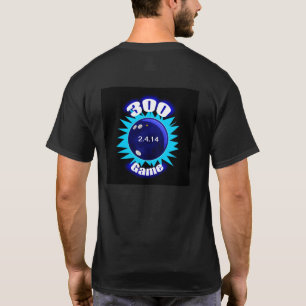 T-shirt 300 Game Blues, 300 Club Bowling,
