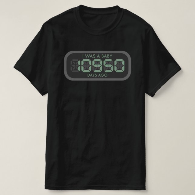 T-shirt 30 Ans Amusant (Design devant)
