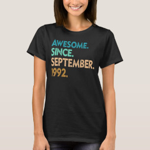 T-shirt 30 Ans Awesome Depuis Septembre 1992 30th 13