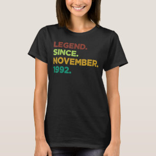 T-shirt 30 ans de légende depuis novembre 1992 30e naissan