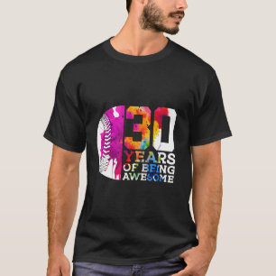 T-SHIRT 30 ANS D'ÊTRE UN BASEBALL INCROYABLE 30E ANNIVERSA