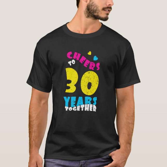 T-shirt 30 ans ensemble 30e Mariage Anniversa (Devant)