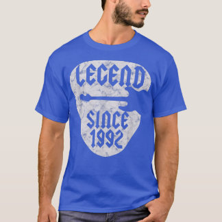 T-shirt 30 ans Guitariste Né en 1992 30e anniversaire B