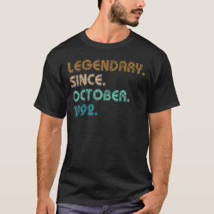 T-shirt 30 ans légendaire depuis octobre 1992 30th Bi